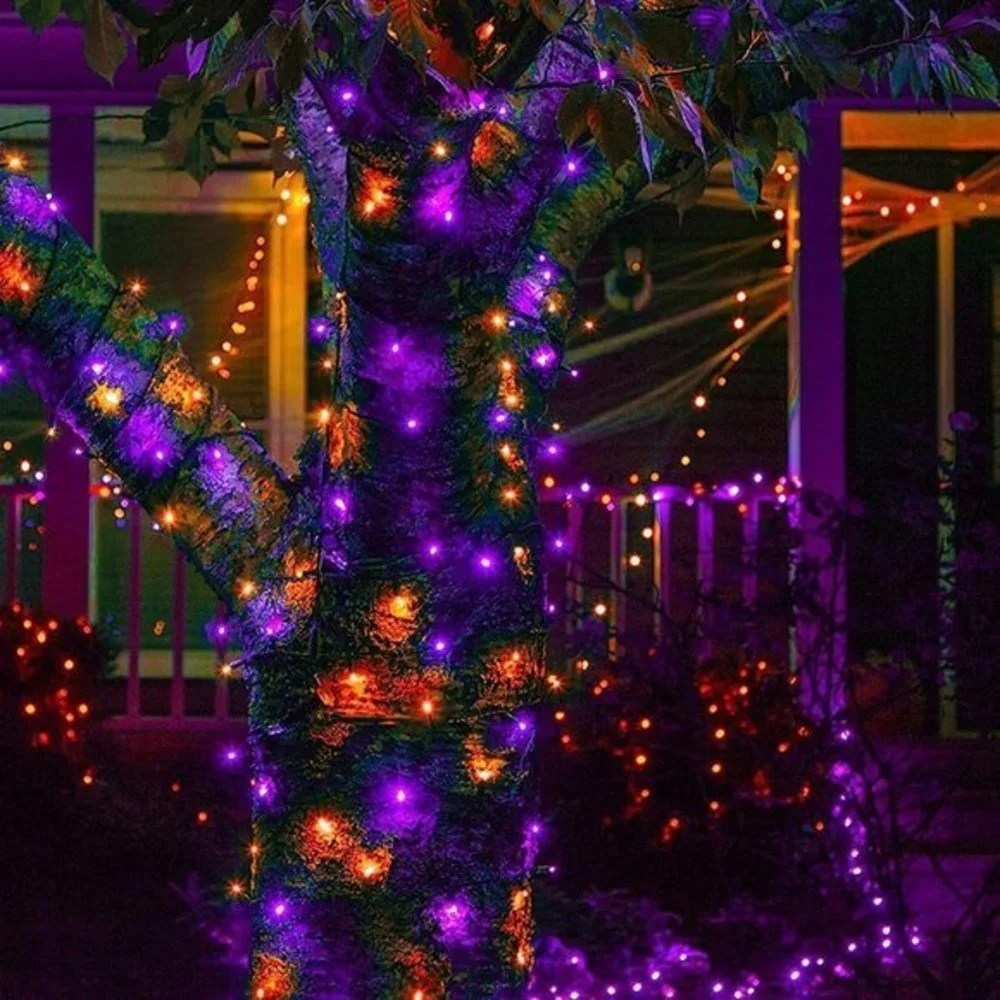 200 LED 66 FT‎ 8 Modes Waterproof Fairy Decorations Halloween Mini String Lights